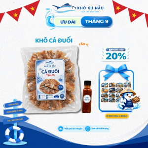 Khô Cá Đuối Loại 1 Cao Cấp - Thịt Dẻo Sụn Giòn Thơm Ngon - Khô Xứ Nẫu Đặc Sản Bình Định - Túi Zip (500g/1kg)